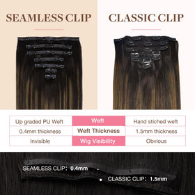 GOO GOO Clip in Hair Extensions package front view