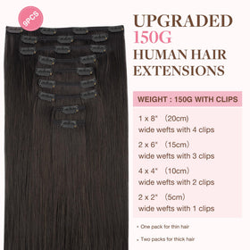 GOO GOO Clip in Hair Extensions packaging