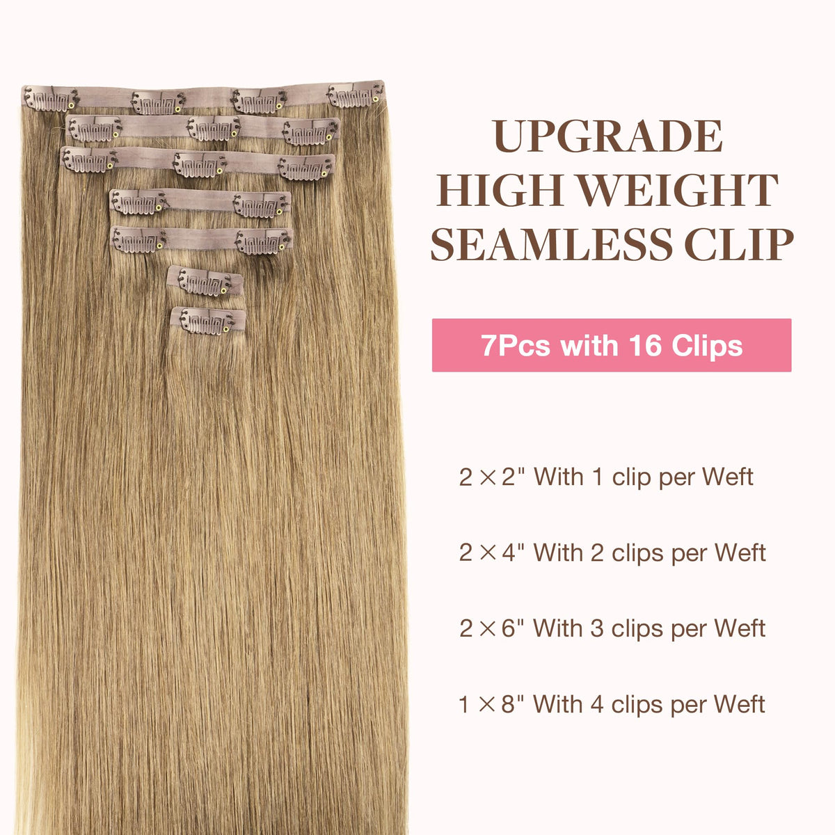 GOO GOO Clip in Hair Extensions packaging