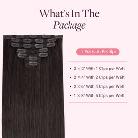 GOO GOO Clip in Hair Extensions packaging