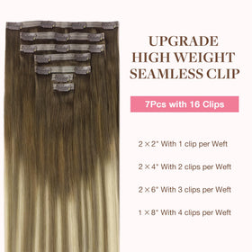 GOO GOO Clip in Hair Extensions packaging