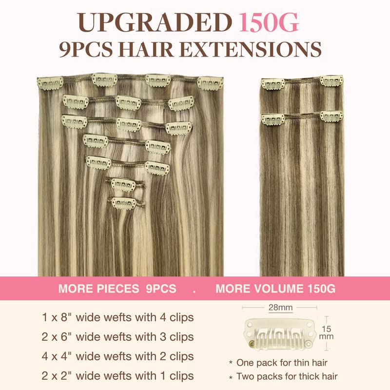 GOO GOO Clip in Hair Extensions packaging