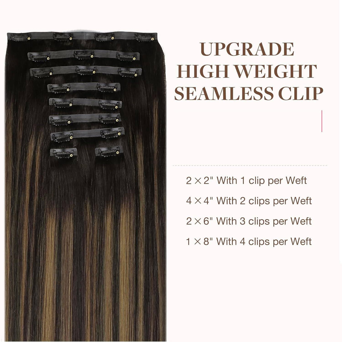 GOO GOO Clip in Hair Extensions packaging