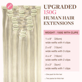 GOO GOO Clip in Hair Extensions packaging