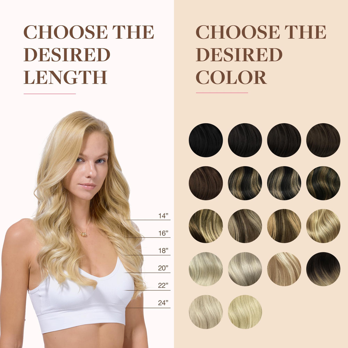 GOO GOO Clip in Hair Extensions packaging