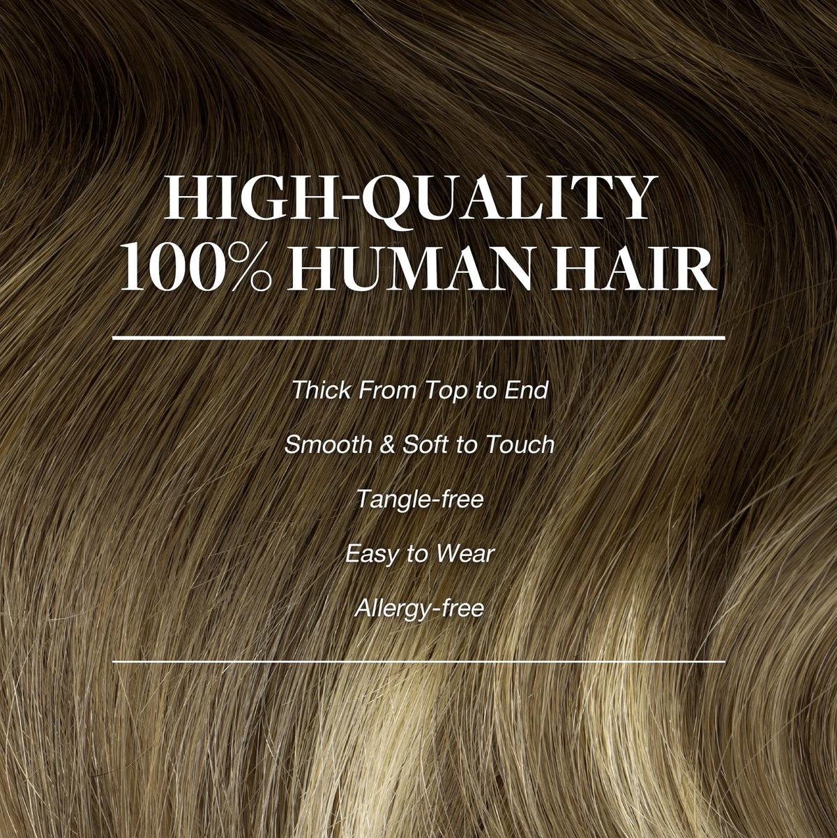GOO GOO Clip in Hair Extensions packaging and care instructions