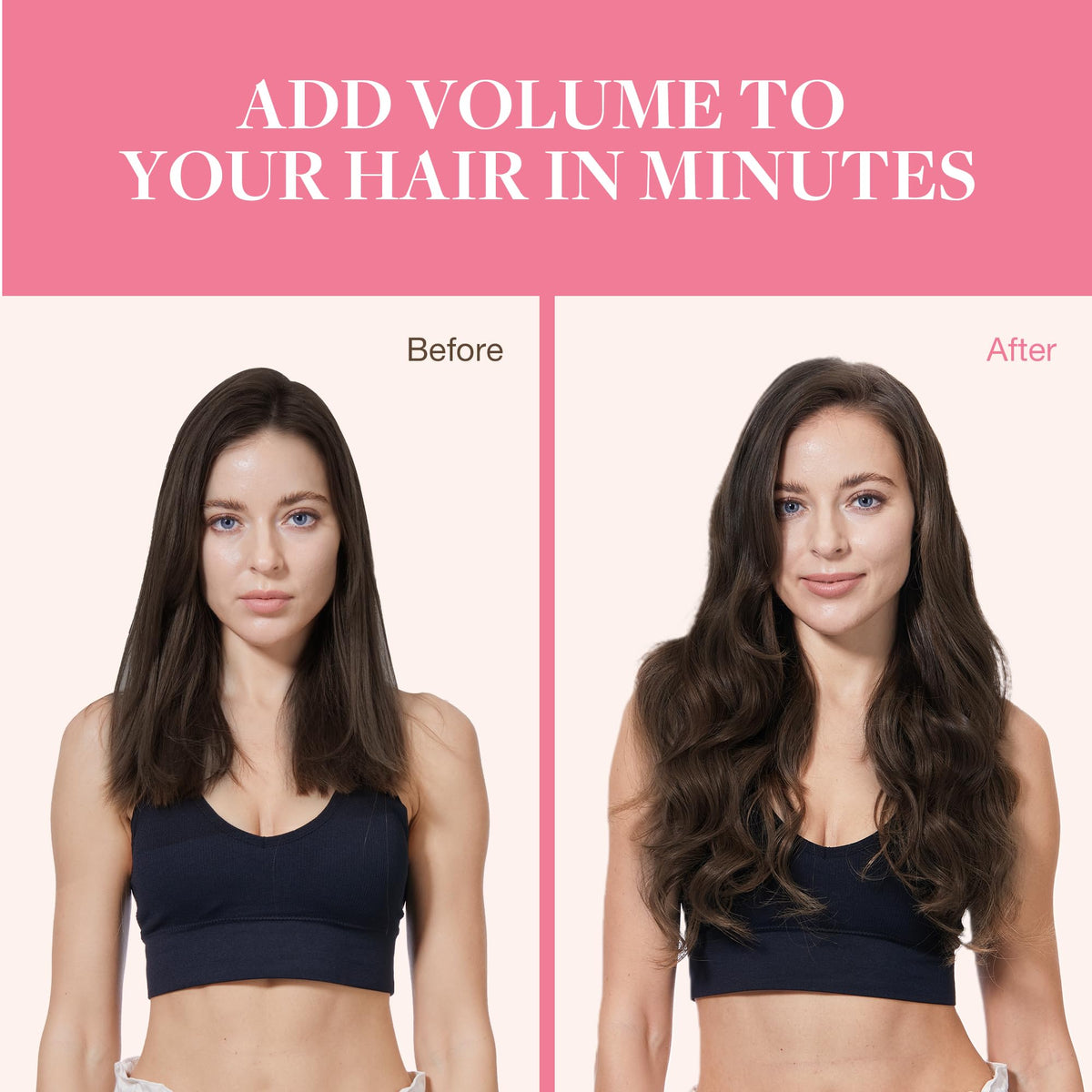GOO GOO Clip in Hair Extensions packaging and clips