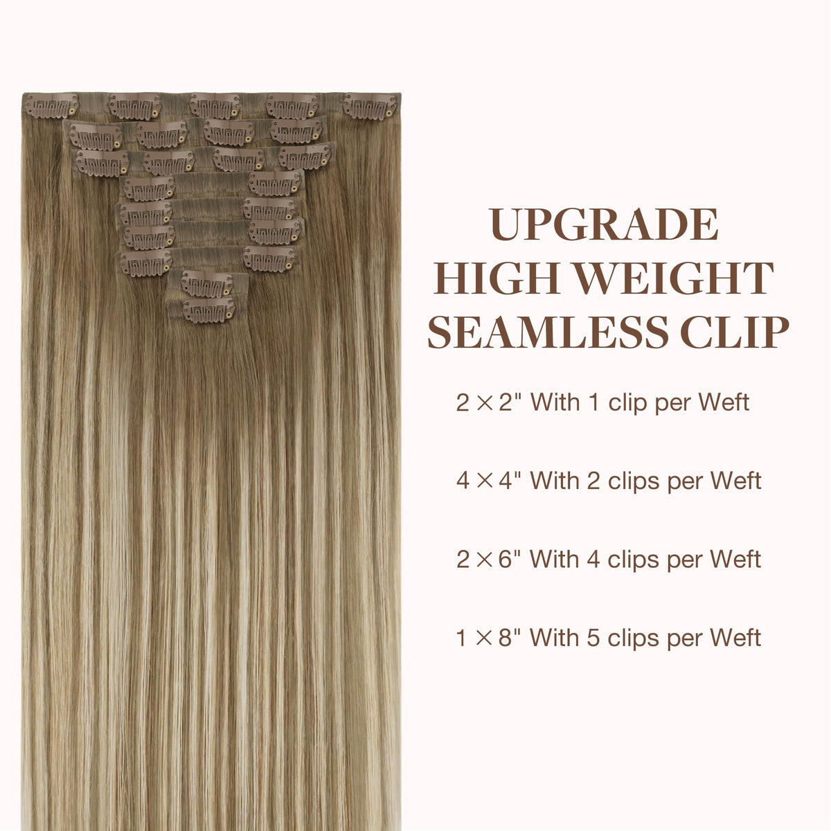 GOO GOO Clip in Hair Extensions packaging and contents