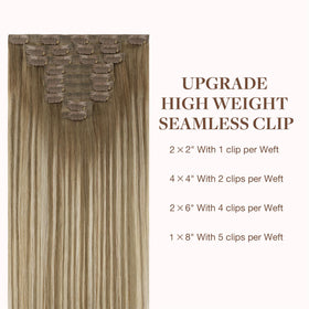 GOO GOO Clip in Hair Extensions packaging and contents