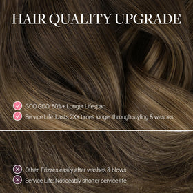 GOO GOO Clip in Hair Extensions packaging front