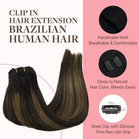 GOO GOO Clip in Hair Extensions packaging front view