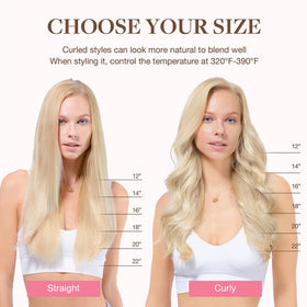 GOO GOO Clip in Hair Extensions packaging with product details