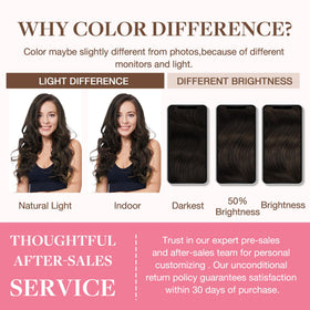 GOO GOO Clip in Hair Extensions showing application process