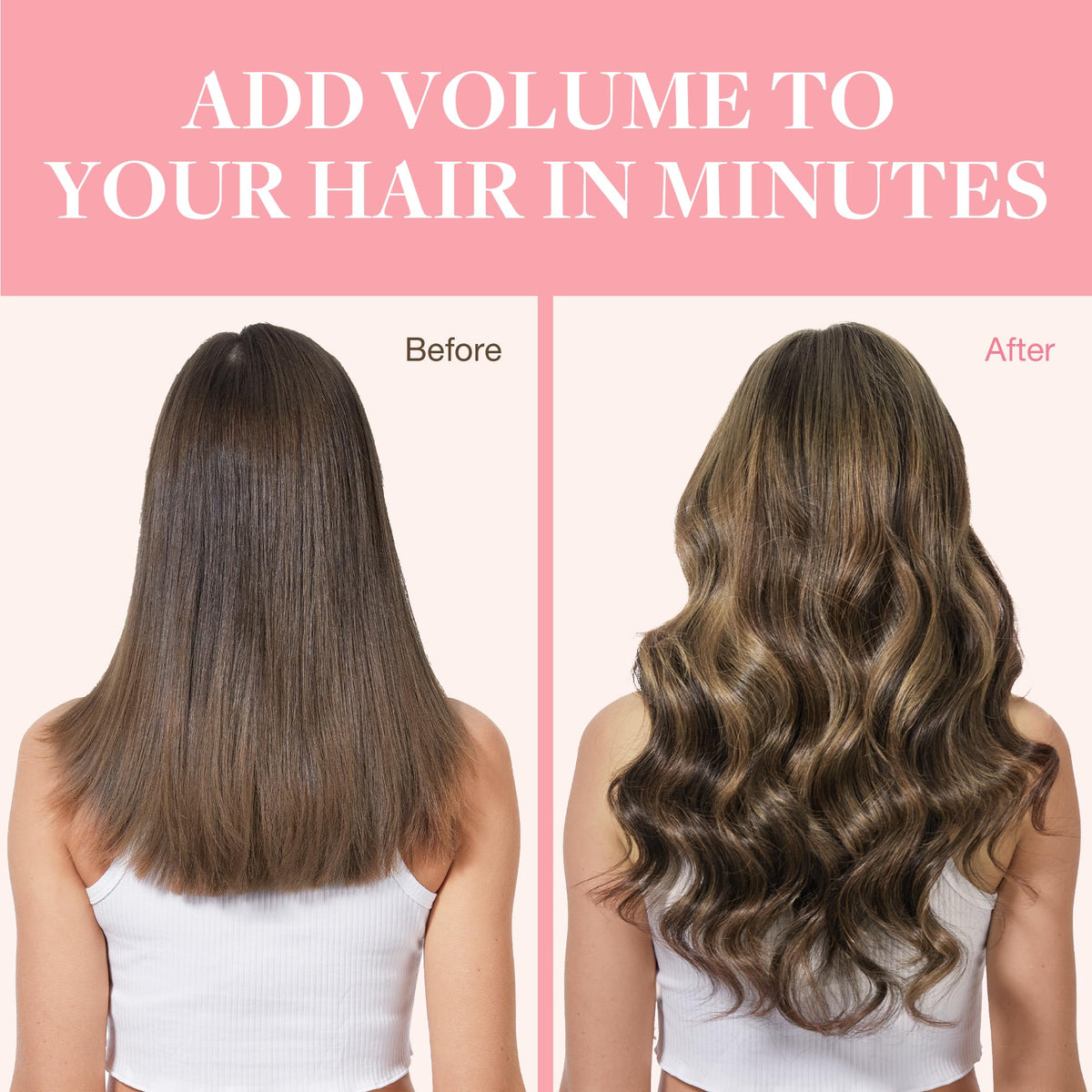 GOO GOO Clip in Hair Extensions showing balayage effect