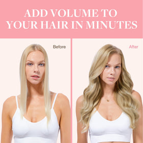 GOO GOO Clip in Hair Extensions showing colour blend
