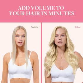 GOO GOO Clip in Hair Extensions showing colour blend