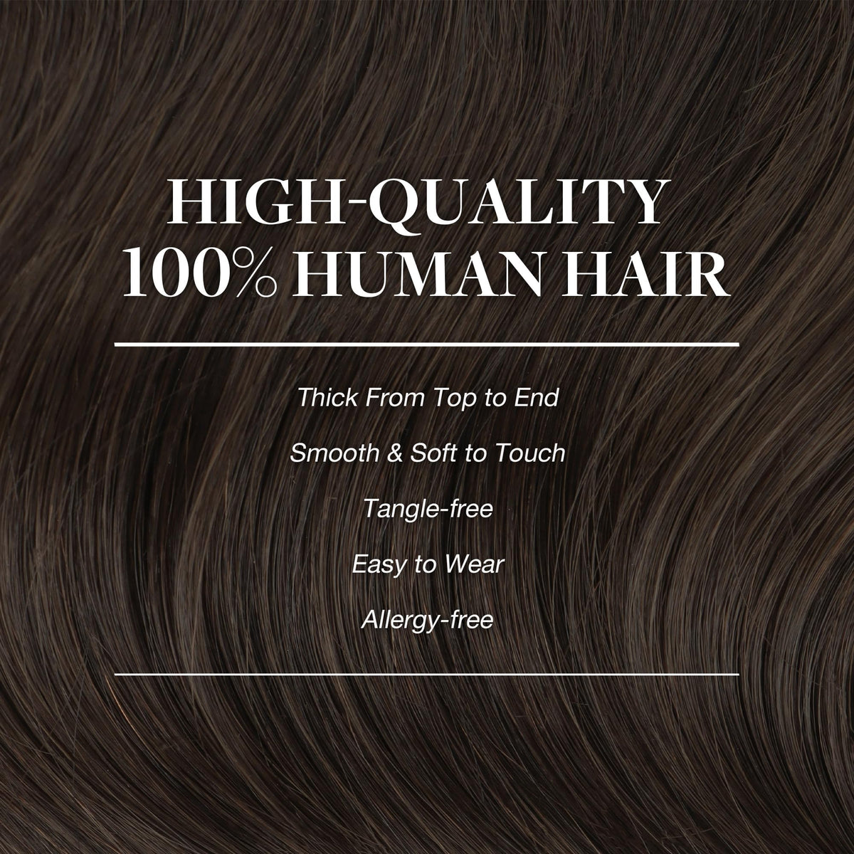GOO GOO Clip in Hair Extensions showing different color options