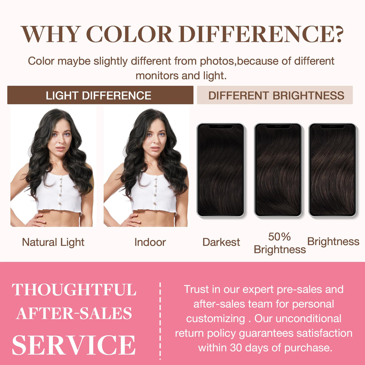GOO GOO Clip-In Hair Extensions showing flexibility