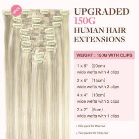 GOO GOO Clip in Hair Extensions showing high-quality clips