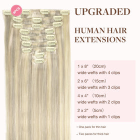 GOO GOO Clip in Hair Extensions showing high-quality clips