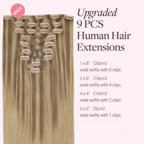 GOO GOO Clip in Hair Extensions showing high-quality clips