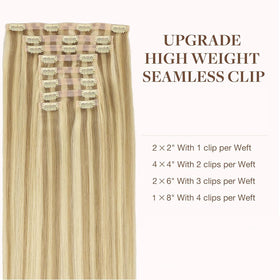 GOO GOO Clip in Hair Extensions showing high-quality clips