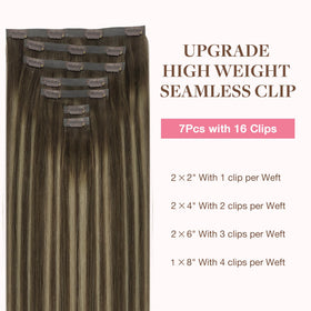 GOO GOO Clip in Hair Extensions showing high-quality clips