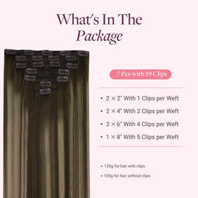 GOO GOO Clip in Hair Extensions showing high-quality clips