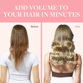GOO GOO Clip in Hair Extensions showing length and texture