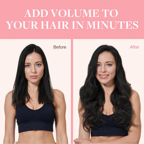 GOO GOO Clip in Hair Extensions showing natural blend