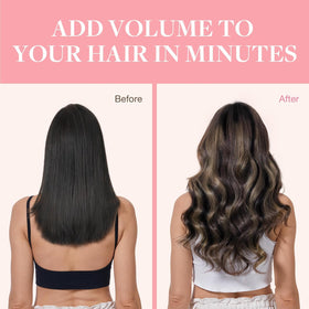 GOO GOO Clip in Hair Extensions showing smooth texture