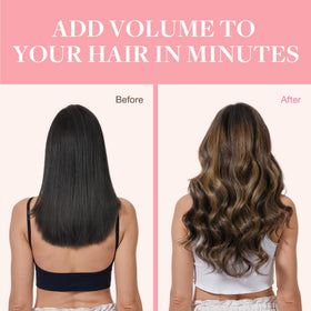 GOO GOO Clip in Hair Extensions showing smooth texture