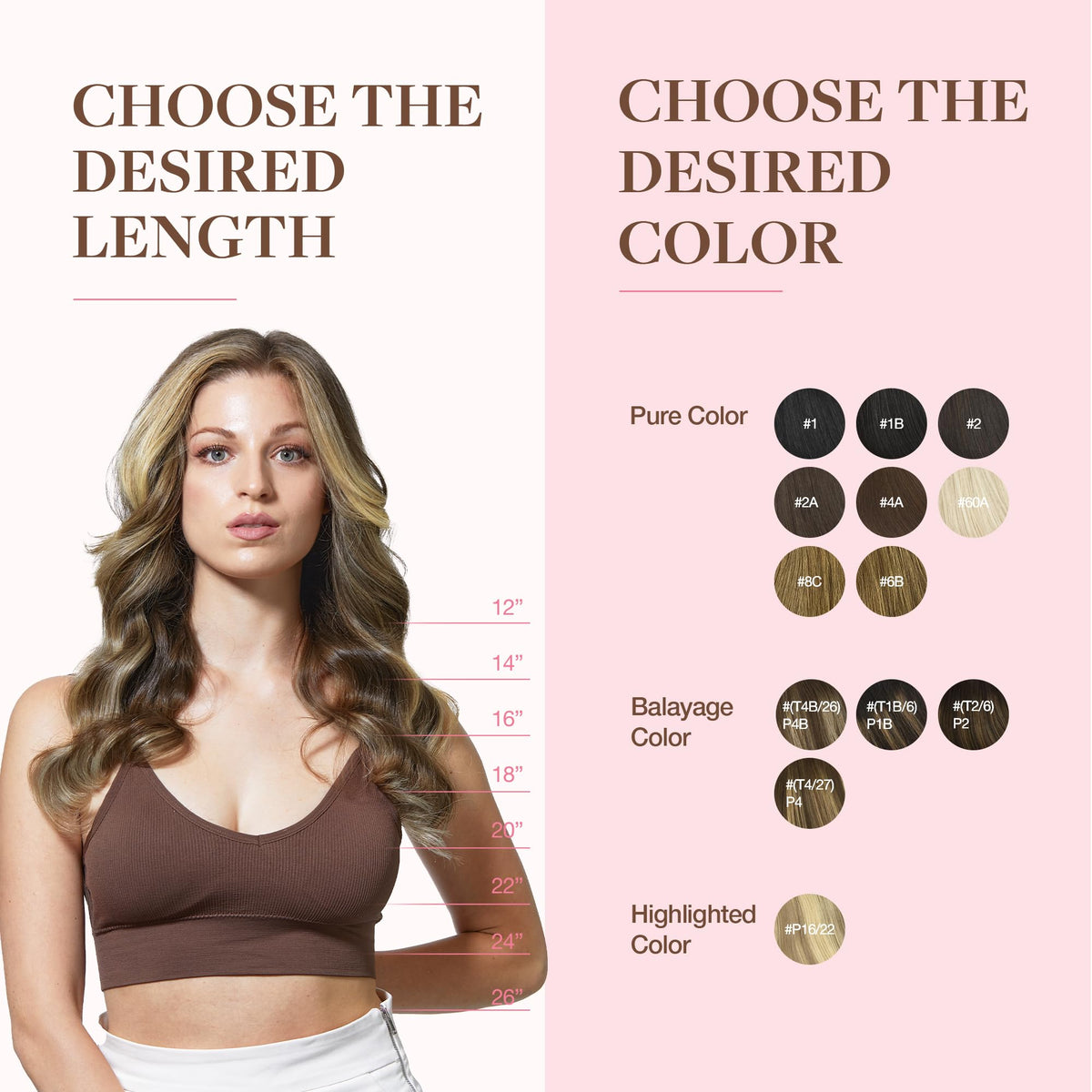 GOO GOO Clip in Hair Extensions showing smooth texture