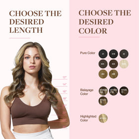 GOO GOO Clip in Hair Extensions showing smooth texture