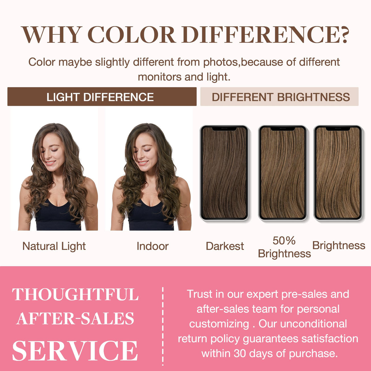 GOO GOO Clip in Hair Extensions showing styling options