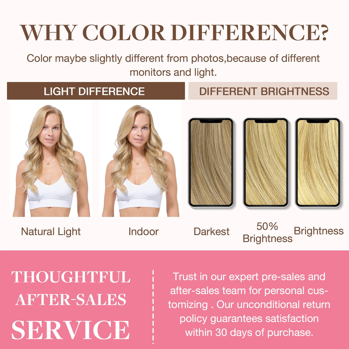 GOO GOO Clip in Hair Extensions showing styling versatility