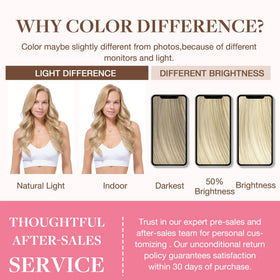 GOO GOO Clip in Hair Extensions showing texture