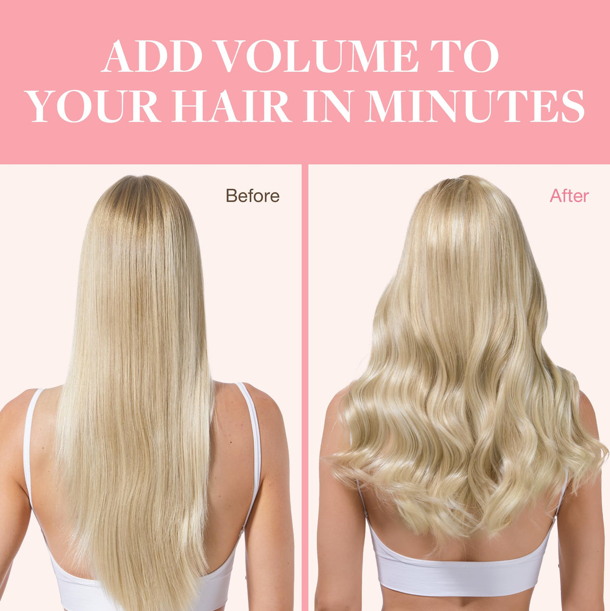 GOO GOO Clip in Hair Extensions showing texture