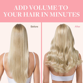 GOO GOO Clip in Hair Extensions showing texture