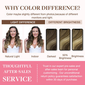 GOO GOO Clip in Hair Extensions showing various colour shades