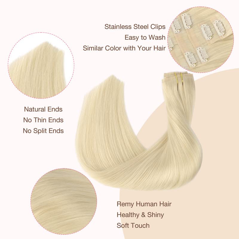GOO GOO Clip in Hair Extensions shown with styling tools
