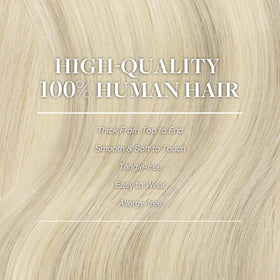 GOO GOO Clip in Hair Extensions side view