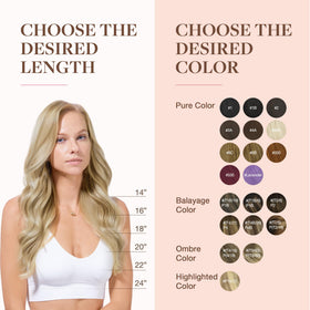 GOO GOO Clip in Hair Extensions styled for a special occasion