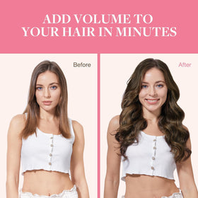 GOO GOO Clip in Hair Extensions styled in a chic hairstyle