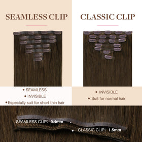 GOO GOO Clip in Hair Extensions styled in a fashionable look