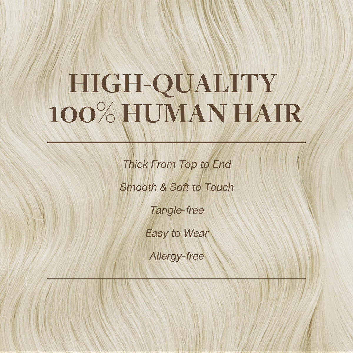 GOO GOO Clip in Hair Extensions styled in a hair model