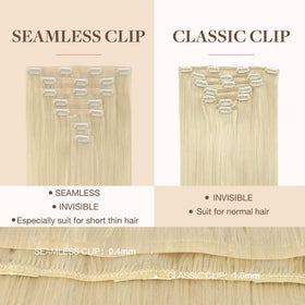GOO GOO Clip in Hair Extensions styled in hair