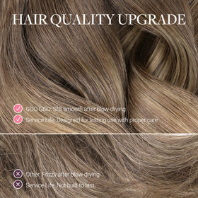 GOO GOO Clip in Hair Extensions styled in hair