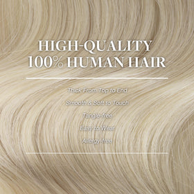 GOO GOO Clip in Hair Extensions styled in hair