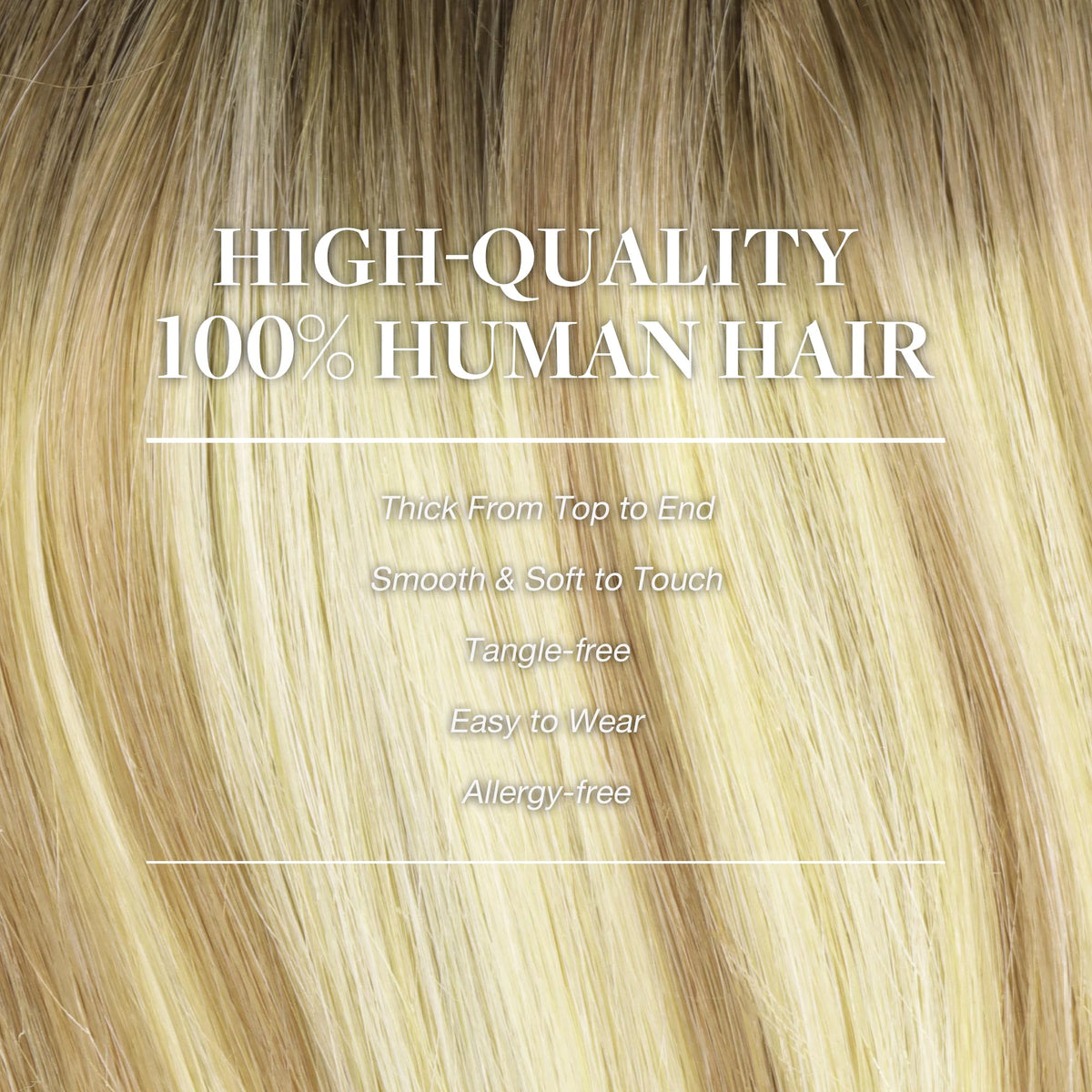 GOO GOO Clip in Hair Extensions styled in hair
